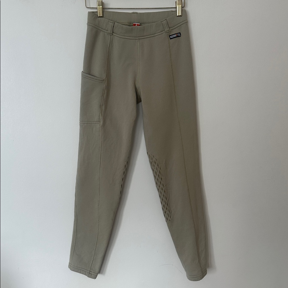 Kerrits Kids Fleece-Lined Riding Pants / Breeches | Tan | Youth XL